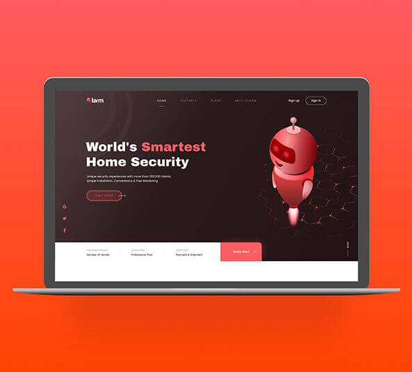 应用程序和产品官网网页UI模板