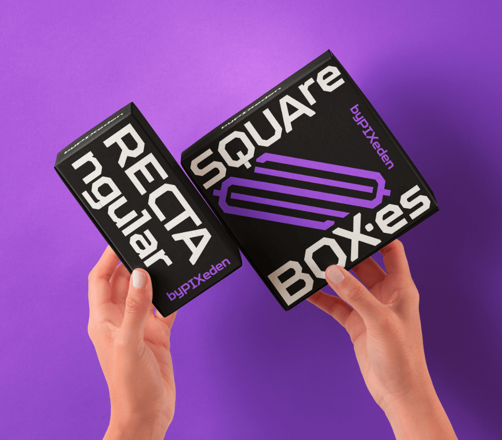 手持产品包装盒展示样机